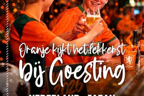 WK Voetbal Nederland - Japan bij Goesting