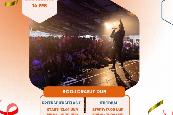 Programma Rooj Draejt Dur in de Schouwburg