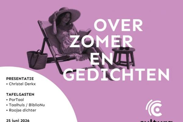 Cultuurcafe bij Bibliotheek Venray 25 juni 2026