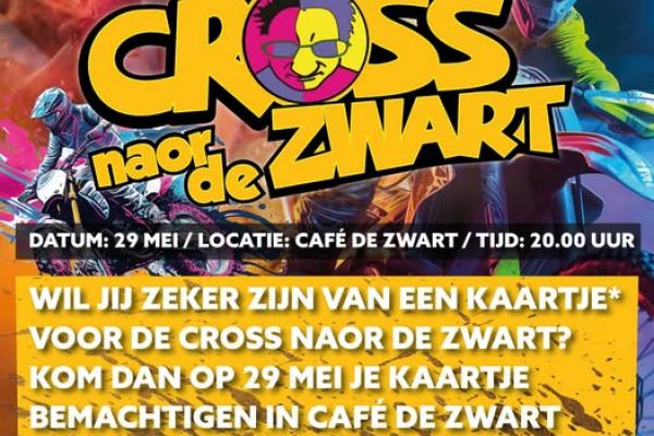 Kaartje bemachtigen Cross naor de Zwart Kroegentocht Blitterswijck
