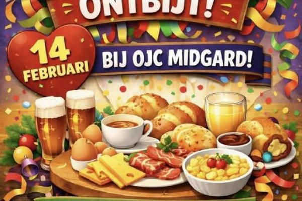 Carnavals Ontbijt bij OJC Midgard Wanssum
