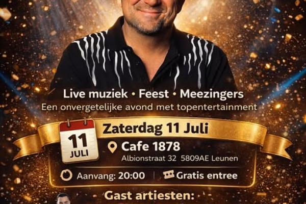 Frank Verkooyen & Friends  Live muziek • Meezingers • Feest! bij Cafe 1878 Leunen
