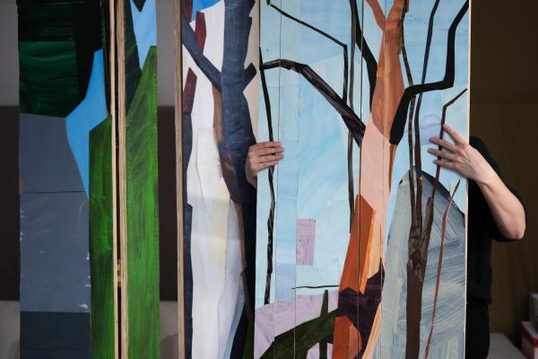 Solotentoonstelling van Dorine van der Ploeg in Odapark