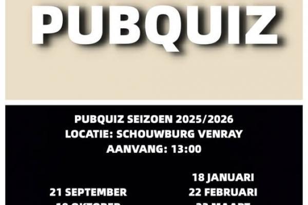 PubQuiz bij De Schouwburg Venray