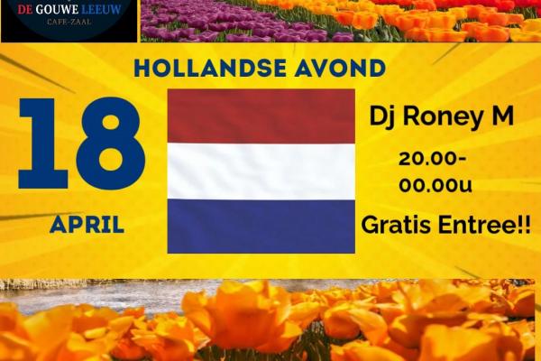Hollandse Avond bij Café-zaal De Gouwe Leeuw