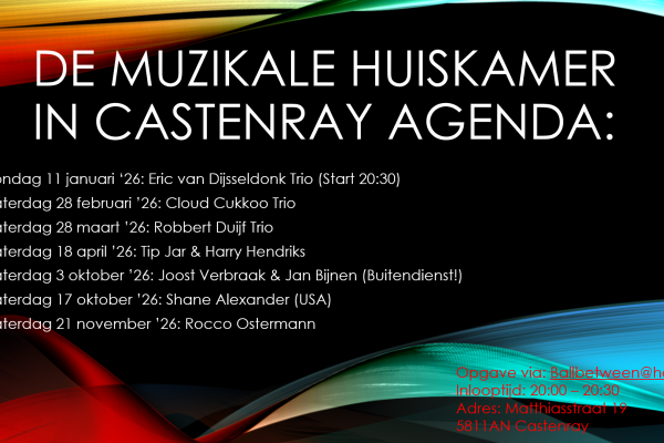 Shane Alexander (USA) bij De Muzikale Huiskamer in Castenray