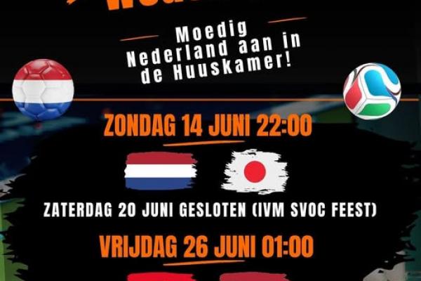 WK Voetbal Nederland - Japan in De Linde Oirlo