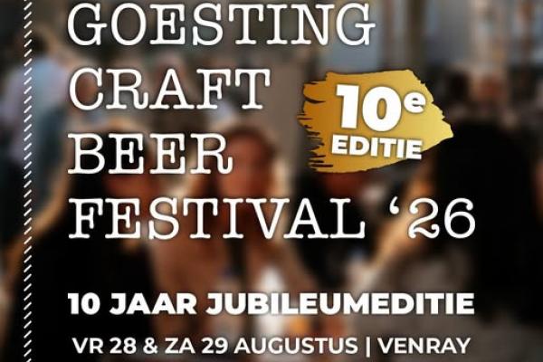 Goesting Craft Beer Festival '26 Jubileumeditie