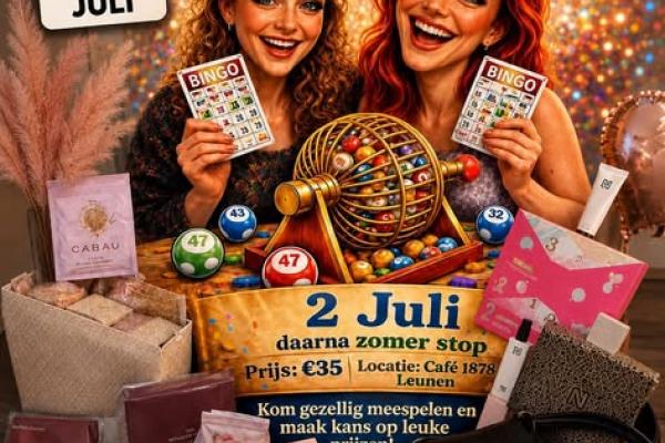 Luxury Bingo op de donderdag bij Cafe 1878 Leunen