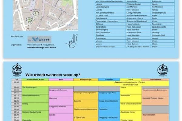 oa Koor Harmony op Korenfestival Weert