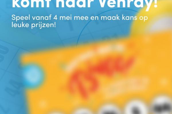 Bingoactie in centrum Venray in de maand mei