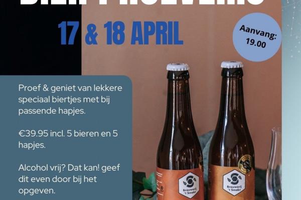 Bierproeverij bij Cafe zaal 't Veule
