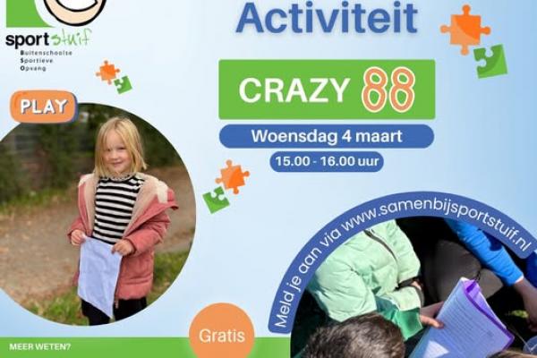 Crazy 88 Woensdagmiddag activiteit Sportstuif Venray