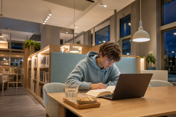 Kom studeren tijdens de Study Night in de Bibliotheek in Venray