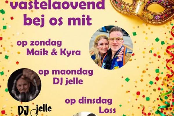 Vastelaovend 2026 beej Den Tommes Merselo