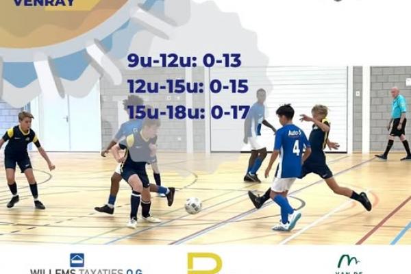 Top Jeugd Zaalvoetbaltoernooi bij De Wetteling