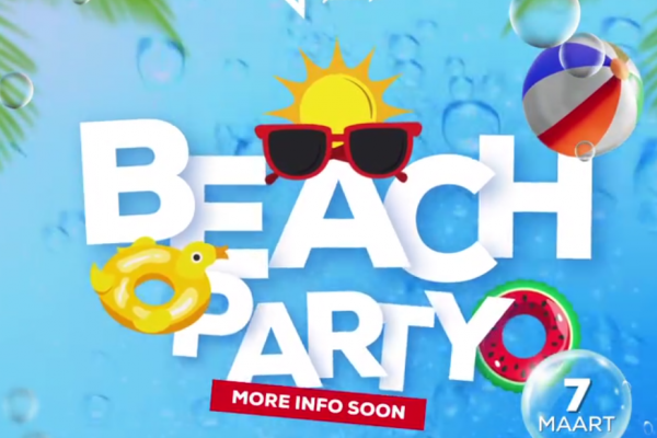 Beach Party bij Jera Yssselsteyn