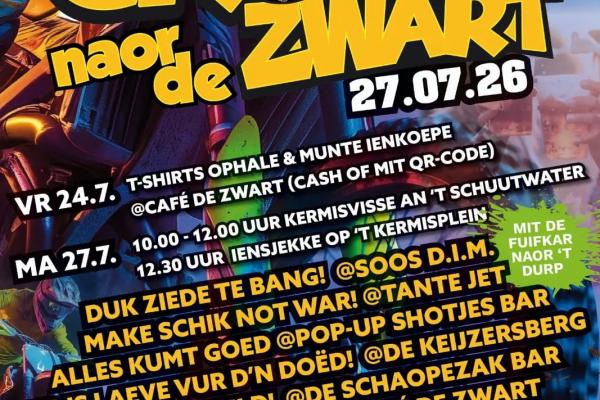 Blitterswikse Kroegutocht - Cross naor de Zwart tijdens de Blitterswijckse Kermis