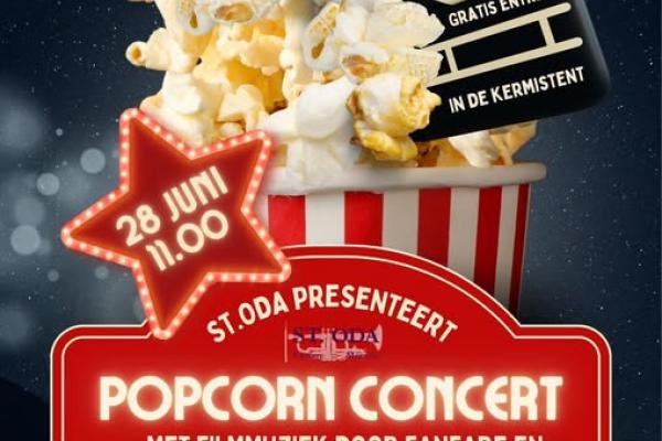 Popcorn Concert tijdens Merselose Kermis Fanfare St. Oda Merselo