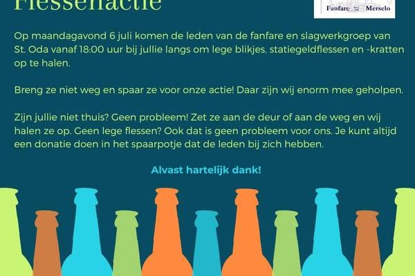 Flessenactie Fanfare St. Oda Merselo