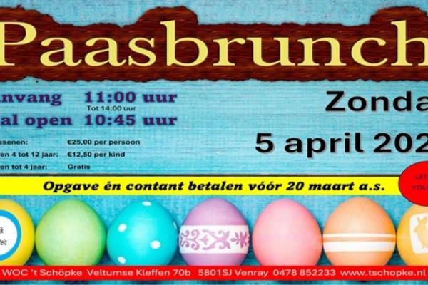 Paas Brunch bij WOC 't Schöpke Veltum