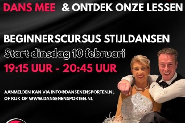 Start Beginnerscursus stijldansen Janssen Dansen Sporten Venray