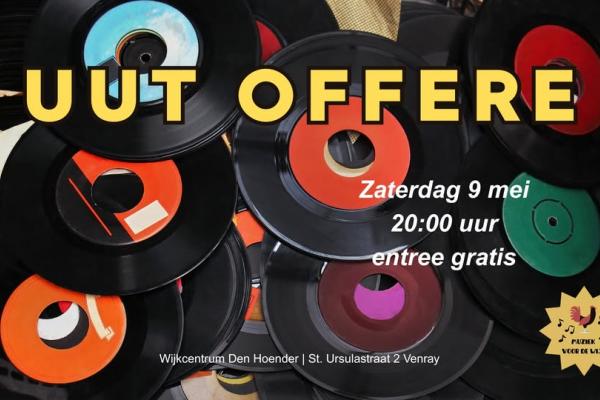 Muziek voor de Wijk met Uut Offere bij Wijkcentrum Den Hoender