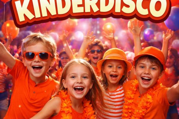 Kinderdisco bij Wijkcentrum 't Stekske Thema: Oranje/Holland