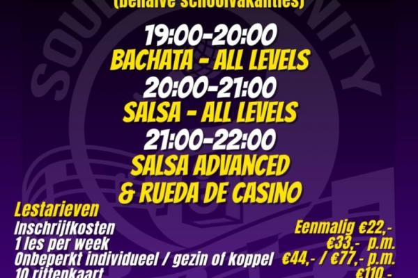 Salsa en bachata bij Wijkcentrum Den Hoender