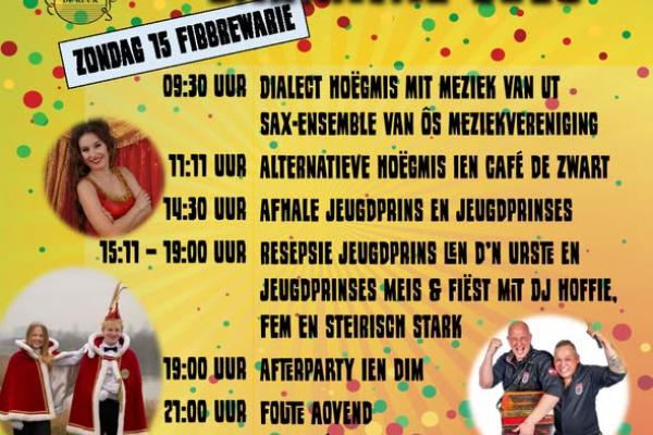 Carnavalsprogramma 2026 CV de Ruuk Blitterswijck