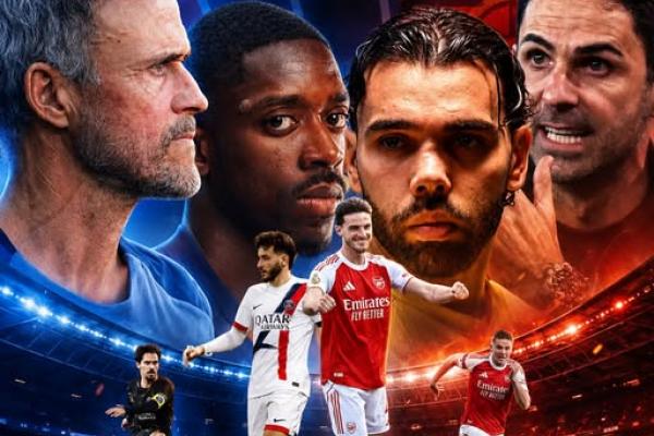 Champions League Finale PSG - Arsenal bij Cafe Het Moment