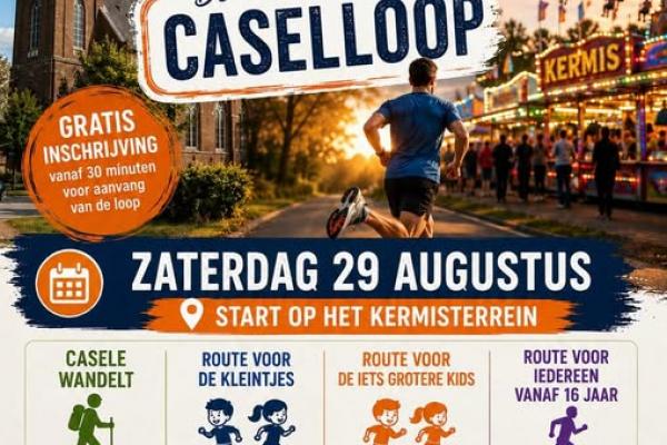Hardloop Evenement op de Castenrayse Kermis 2026 " De Caselloop"