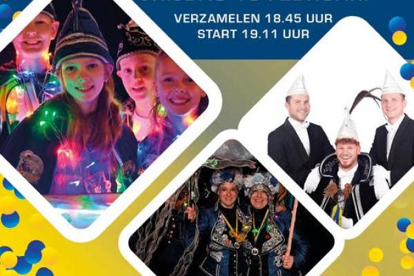 Lichtjesoptocht  C.V. de Piëlhaan Landweert