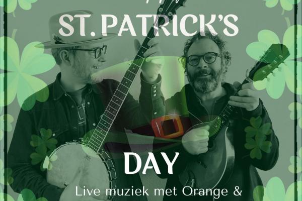 St. Patrick’s Day Live Muziek met Orange & Green met Etan Huijs bij Van Wanssum Cafe