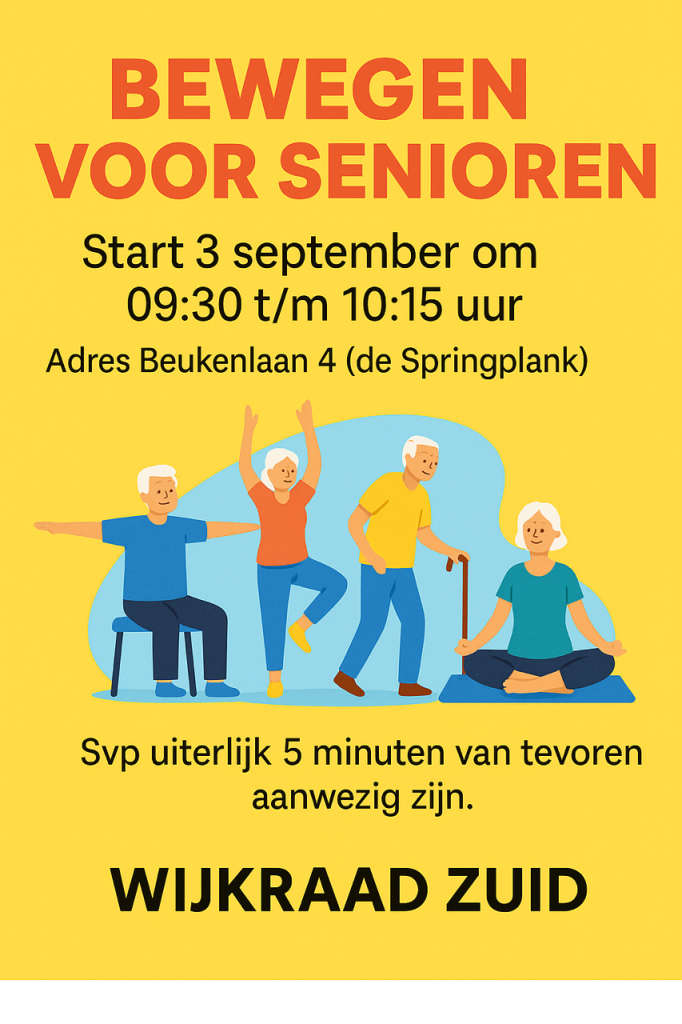 Bewegen voor Senioren bij de Springplank