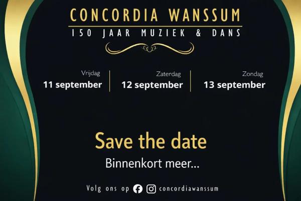 Jubileum Fanfare Concordia Wanssum 150 jaar
