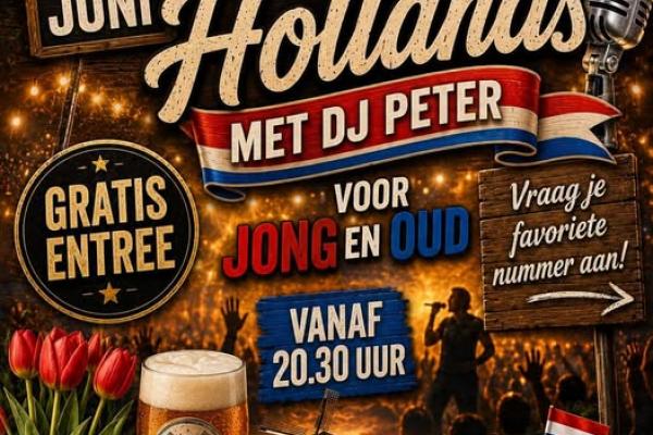 Cafe 1878 Leunen Zingt Hollands met DJ Peter
