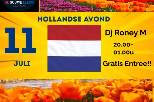 Hollandse Avond bij Café-zaal De Gouwe Leeuw