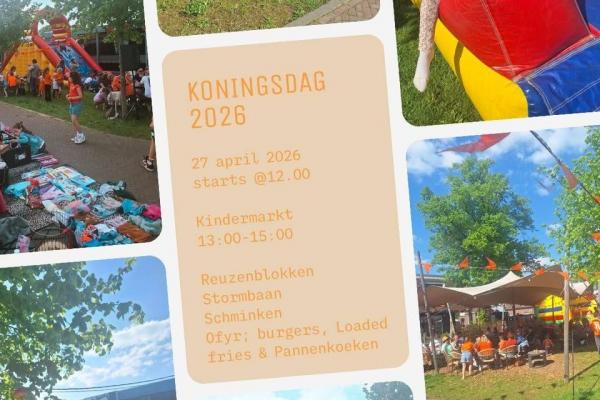 Koningsnacht & Koningsdag 2026 bij Van Wanssum cafe