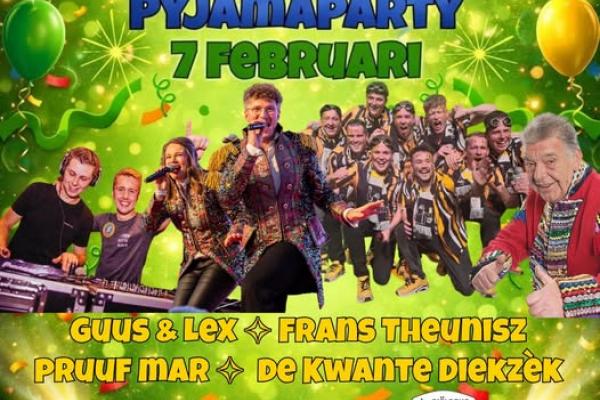 Verkledbal Pyjama Party De Piëlreus Ysselsteyn
