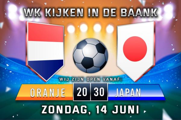 WK Voetbal kijken in De Baank Leunen