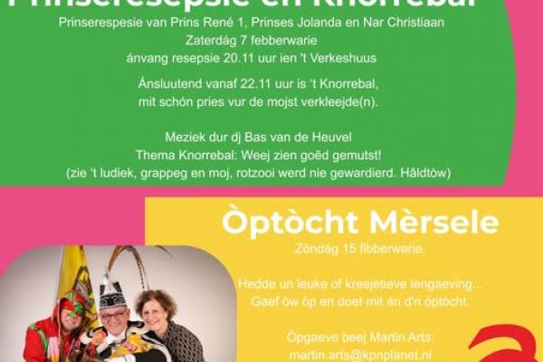Prinseresepsie en Knorrebal De Zagewetters Merselo