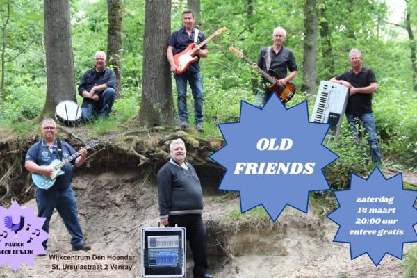 Muziek voor de Wijk met The Old Friends  bij Wijkcentrum Den Hoender